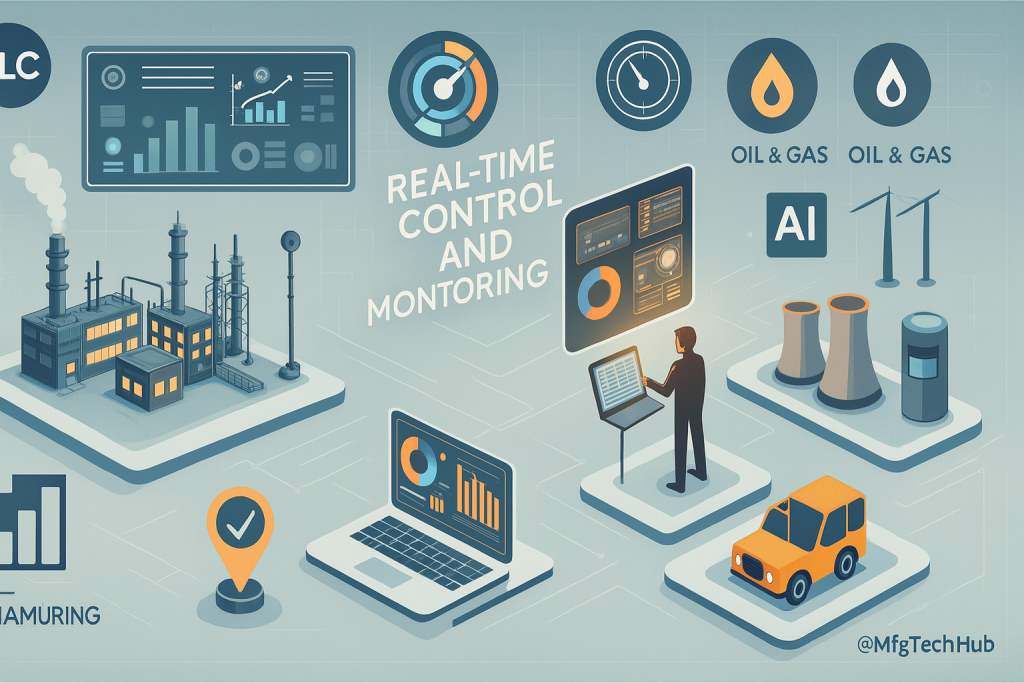Real-time control, PLC, AI, and monitoring systems in oil, gas, manufacturing, and power generation industries.