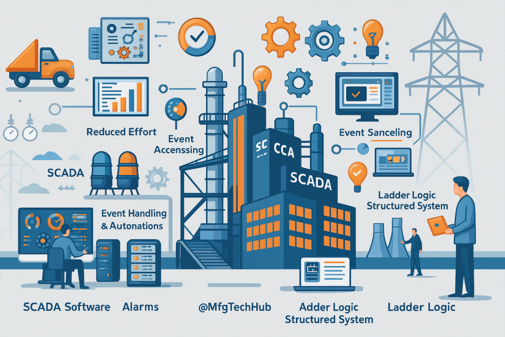 SCADA programming, scripting, ladder logic, and automation