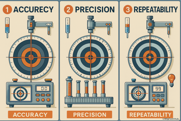Basics Of Industrial Measurement: Accuracy, Precision & Repeatability ...